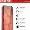Displex Smart Glass (9H) for Apple iPhone 13/13 Pro, Mounting Sticker, unbreakable