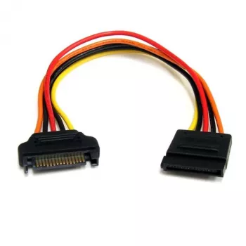 StarTech.com 8in 15 pin SATA Power Extension Cable, 0.2032 m, Male, Female, Multicolour, 17 g, 125 mm