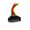 StarTech.com 12in 15 pin SATA Power Extension Cable, SATA 15-pin, SATA 15-pin, 0.3048 m, Male, Female, Straight