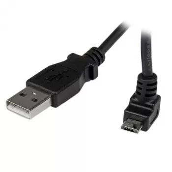 StarTech.com 2m Micro USB Cable - A to Up Angle Micro B, 2 m, USB A, Micro-USB B, USB 2.0, Male/Male, Black