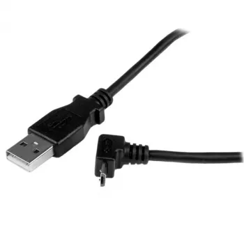 StarTech.com 2m Micro USB Cable - A to Up Angle Micro B, 2 m, USB A, Micro-USB B, USB 2.0, Male/Male, Black