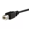 StarTech.com 3 ft Panel Mount USB Cable B to B - F/M, 0.91 m, USB B, USB B, USB 2.0, 0.48 Gbit/s, Black
