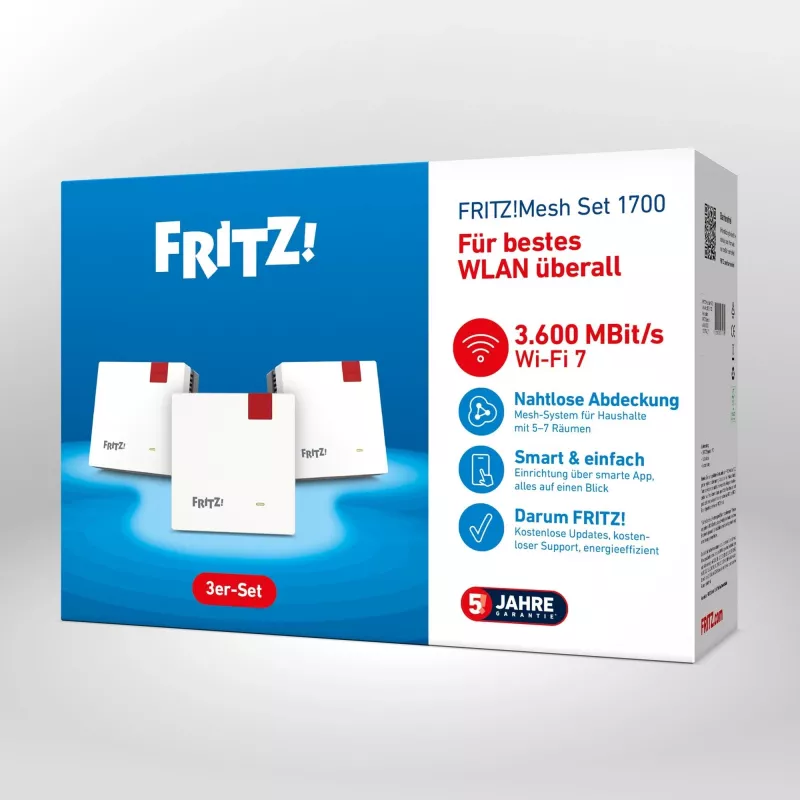 Mesh Set 20003133 mesh wi-fi system Dual-band (2.4 GHz / 5 GHz) Wi-Fi 7 (802.11be) White 1 Internal