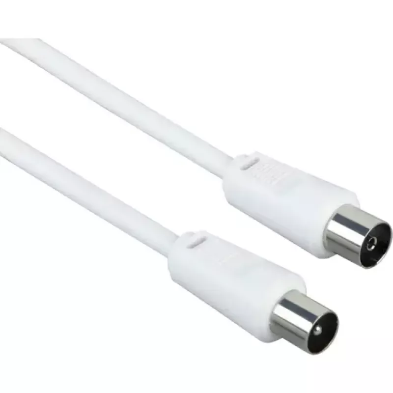 Coaxial Cable Schwaiger 5.0m IEC - IEC 5m White