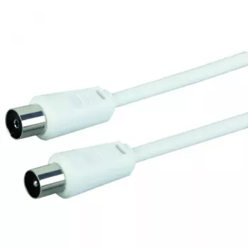 Coaxial Cable Schwaiger 5.0m IEC - IEC 5m White