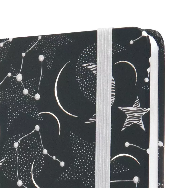 Writing Notebook Sigel Jolie JN349 A5 87 Sheets Black White