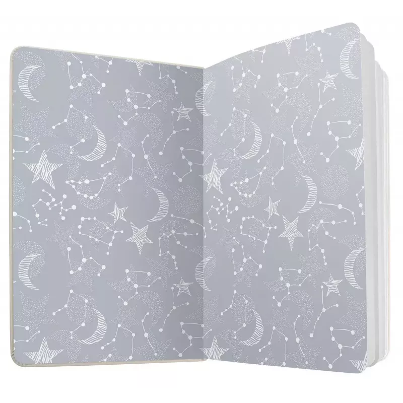 Writing Notebook Sigel Jolie JN349 A5 87 Sheets Black White