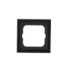Wall plate cover Busch-Jaeger 1721-885K black, thermoplastic, screwless, 80×80 mm, 11 mm thickness
