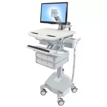 Multimedia cart Ergotron StyleView Aluminium Grey White