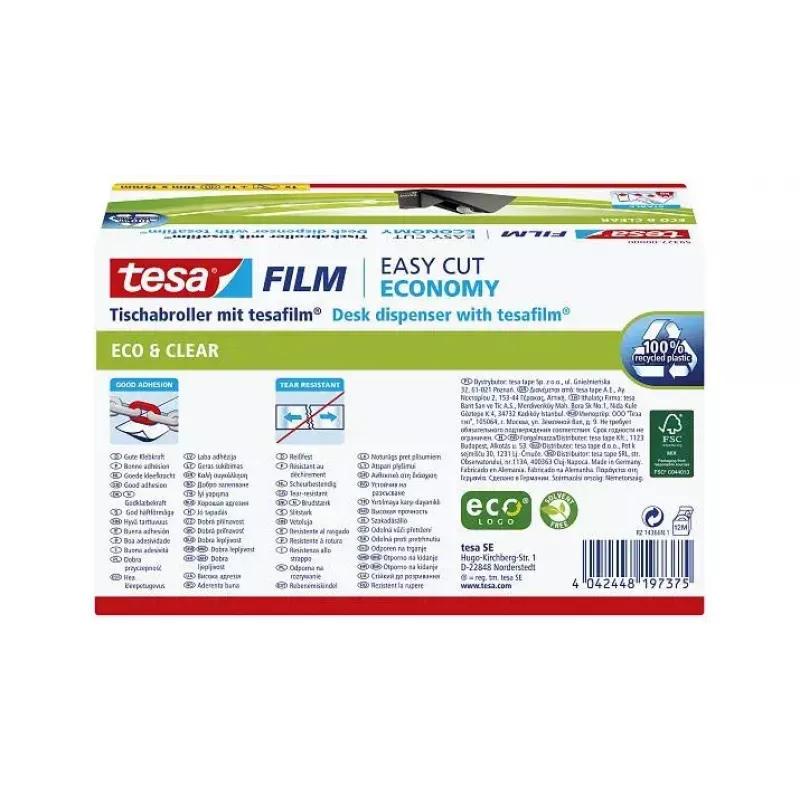 Tape TESA 59327 Plastic Black