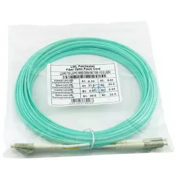 BlueOptics InfiniBand Fibre Optic Cable 10m 2x LC LC/APC Green