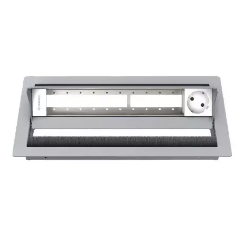 Outlet Box Type F Kindermann 7492000081 Silver White