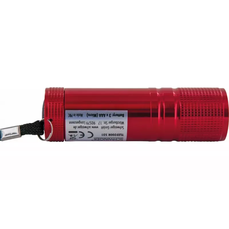 Hand flashlight Schwaiger TLED200R 531