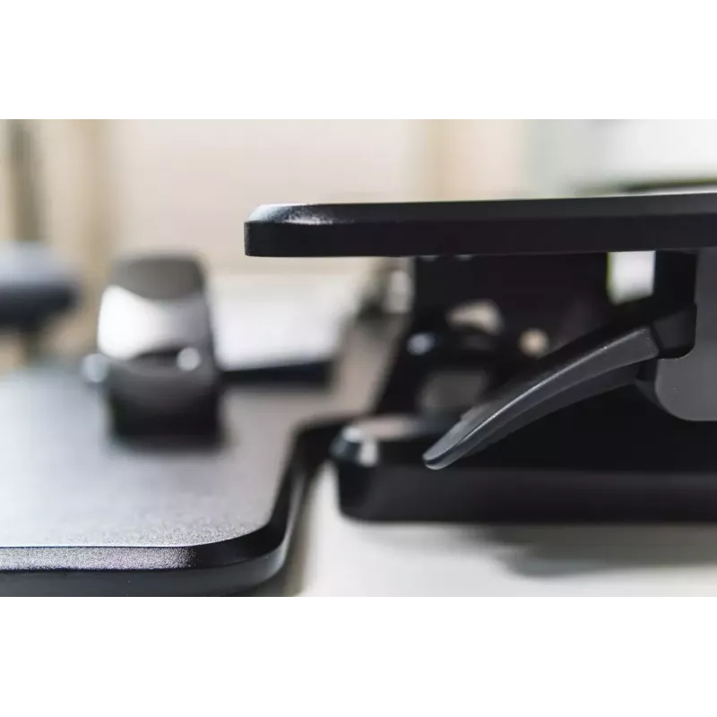 BakkerElkhuizen Adjustable Sit-Stand Desk Riser 2 Black