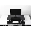 BakkerElkhuizen Adjustable Sit-Stand Desk Riser 2 Black