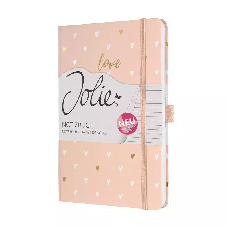 Writing notebook Sigel Jolie JN335 A5 174 sheets Rose