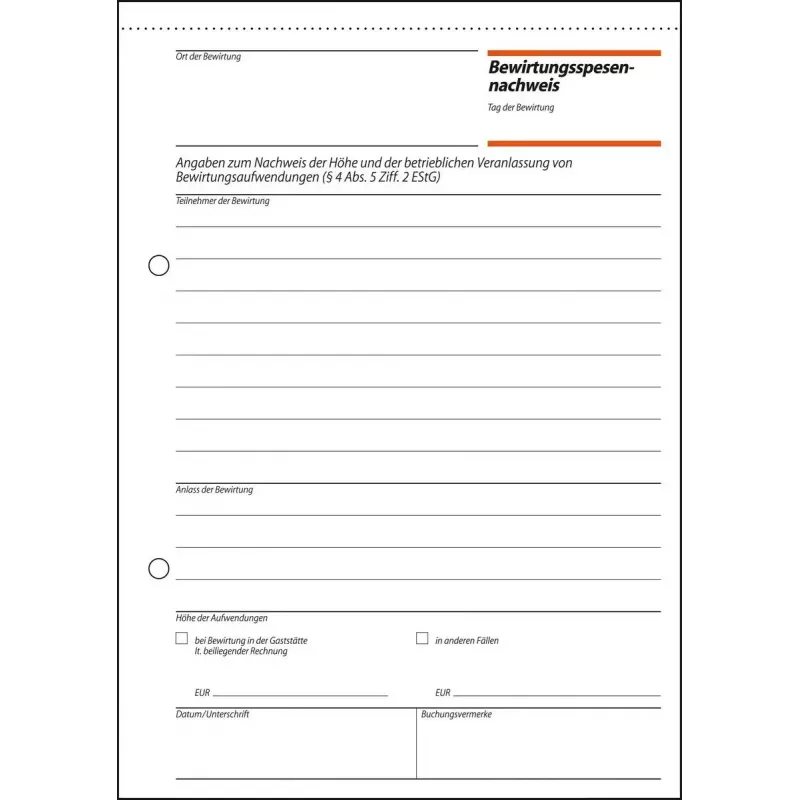 Business form Sigel GB515 A5 White 50 sheets