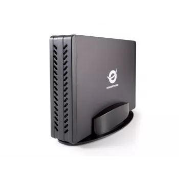 Conceptronic 3.5 inch Hard Disk Box, HDD enclosure, 3.5 inch, Serial ATA, Serial ATA II, Serial ATA III, 0.48 Gbit/s, USB connectivity, Black