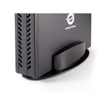 Conceptronic 3.5 inch Hard Disk Box, HDD enclosure, 3.5 inch, Serial ATA, Serial ATA II, Serial ATA III, 0.48 Gbit/s, USB connectivity, Black
