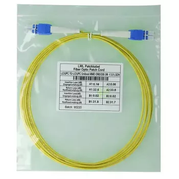 BlueOptics SFP8181BU3MK InfiniBand fibre optic cable 3 m LC Yellow