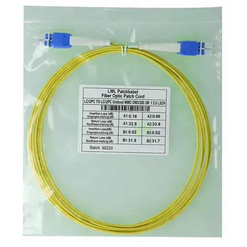 BlueOptics SFP8181BU3MK InfiniBand fibre optic cable 3 m LC Yellow