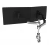 R-Go Tools Monitor arm R-Go Zepher Dual, for two monitors, fully adjustable, 0- 8 kg load capacity, 100% circular, black