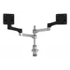 R-Go Tools Monitor arm R-Go Zepher Dual, for two monitors, fully adjustable, 0- 8 kg load capacity, 100% circular, black