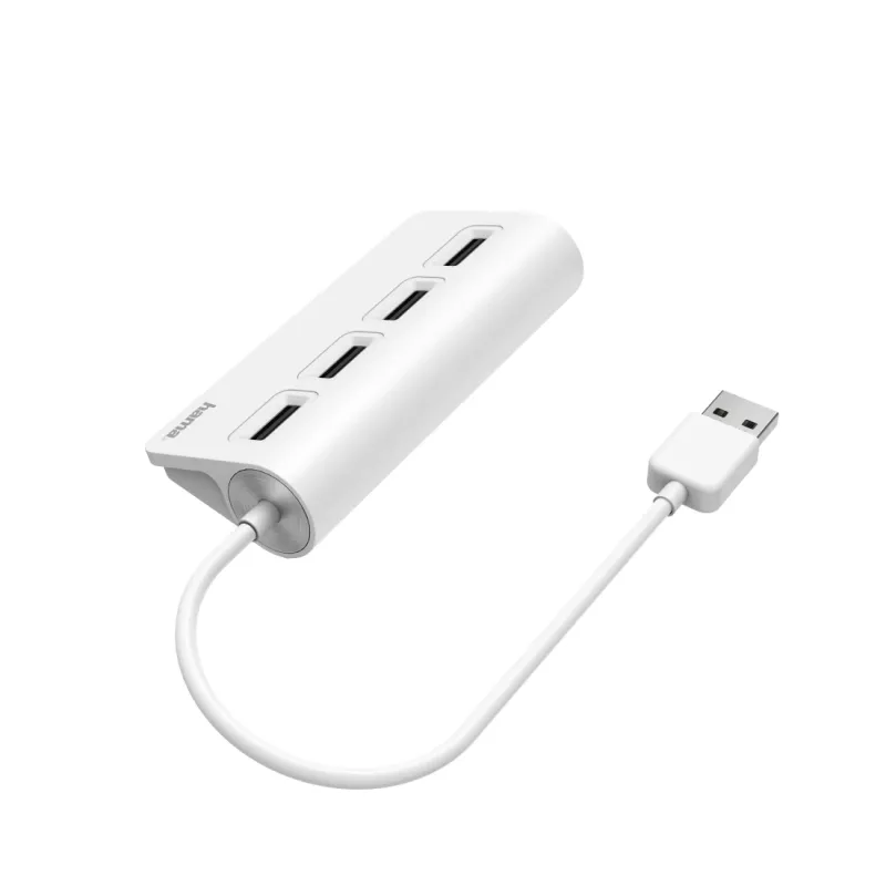 Hama 00200120 interface hub USB 2.0 480 Mbit/s White