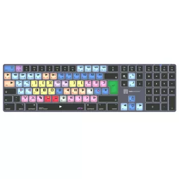 Logickeyboard LKB-MCOM4-TM-UK Keyboard Office Bluetooth QWERTY English Grey Titanium