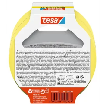 Duct tape Tesa 56212-00000-02, masking tape, 25 m × 25 mm, yellow, 2-pack