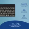 R-Go Tools Ergonomic keyboard R-Go Compact Break, compact keyboard with break software, QWERTY (IT), Bluetooth, black