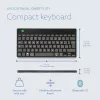 R-Go Tools Ergonomic keyboard R-Go Compact Break, compact keyboard with break software, QWERTY (IT), Bluetooth, black