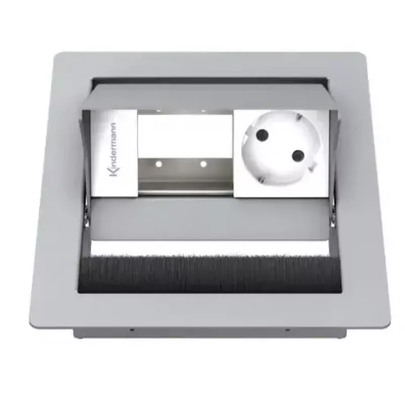 Outlet Box Type F Kindermann 7492000031 Grey White