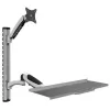 Techly ICA-PLW 02 monitor mount / stand 68.6 cm (27 inch) Wall Silver