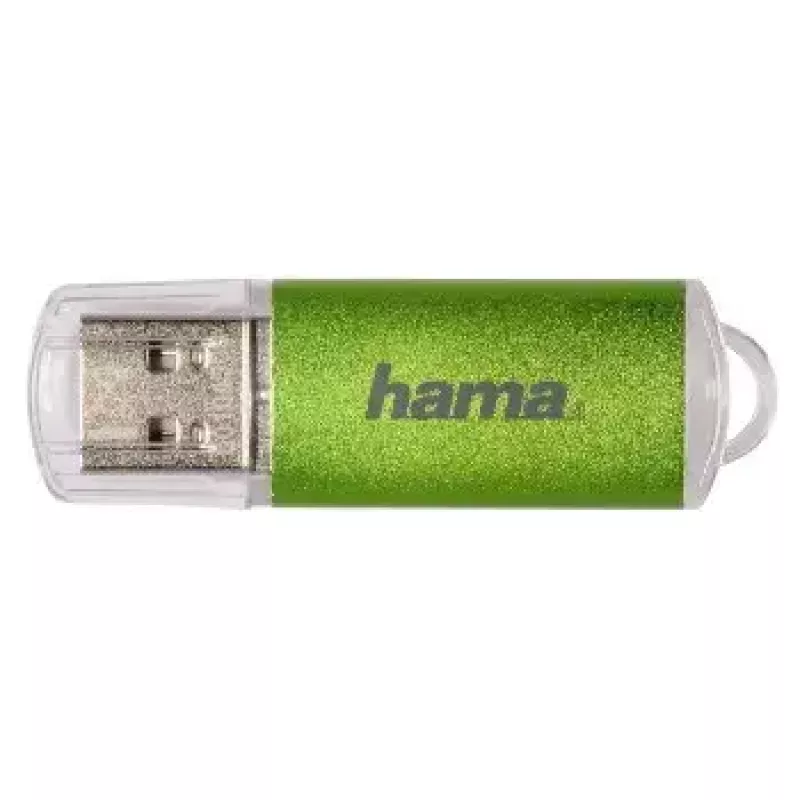 Hama Laeta 64GB USB flash drive USB Type-A 2.0 Green, Transparent