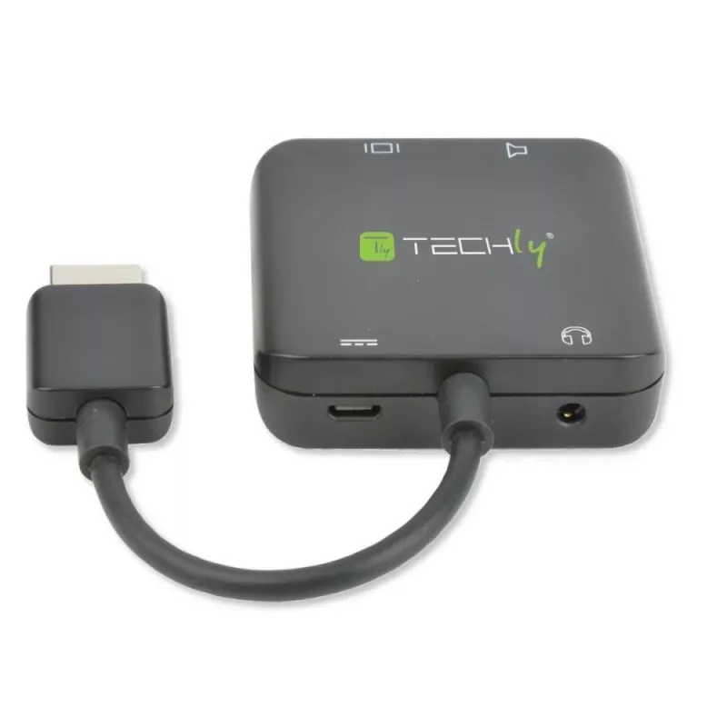 Techly Extractor HDMI Audio Stereo/Audio 5.1 Channel 4K 3D IDATA HDMI-VGA8