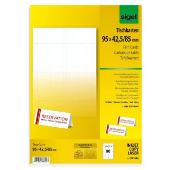 Printer Label White Sigel DP046