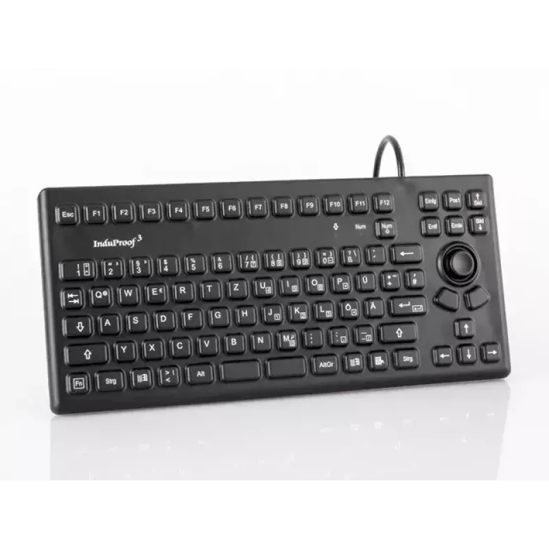 Keyboard GETT TKG-086-MB-IP68-Black Industrial USB QWERTZ German