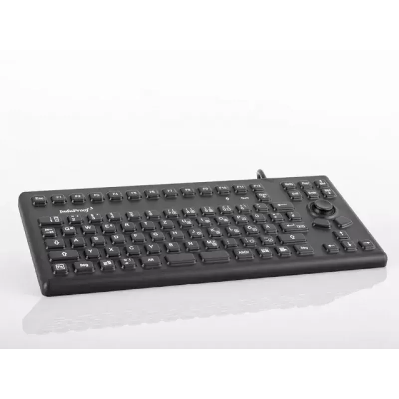 Keyboard GETT TKG-086-MB-IP68-Black Industrial USB QWERTZ German