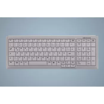 Active Key AK-7000 Keyboard Industrial PS/2 US English White Wired Scissor Switch