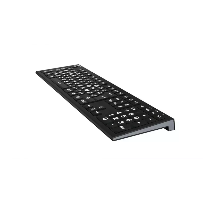 Keyboard Logickeyboard LKB-LPWB-A2PC-FR Universal USB AZERTY French Black