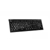 Keyboard Logickeyboard LKB-LPWB-A2PC-FR Universal USB AZERTY French Black