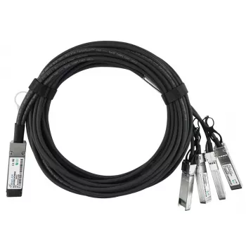 InfiniBand/fibre optic cable BlueOptics QSFP-4SFP10G-CU3M-HU 3 m 4xSFP+ Black