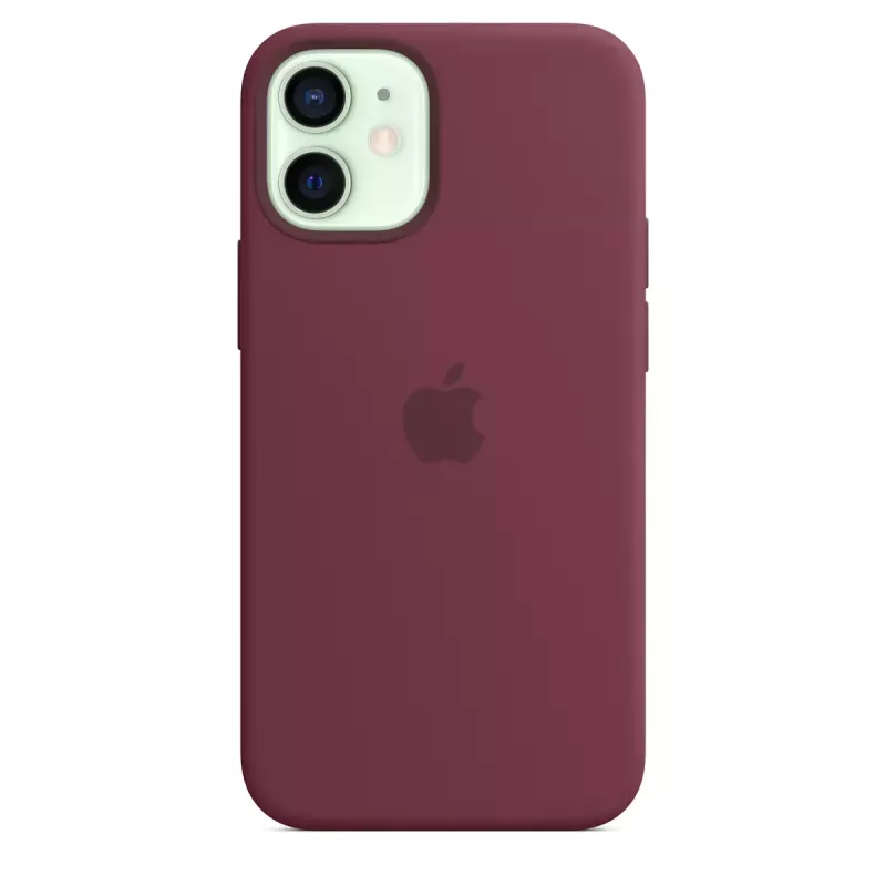 Cover Apple iPhone 12 mini Silicone Case with MagSafe Plum