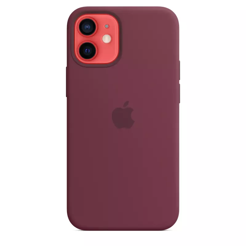 Cover Apple iPhone 12 mini Silicone Case with MagSafe Plum