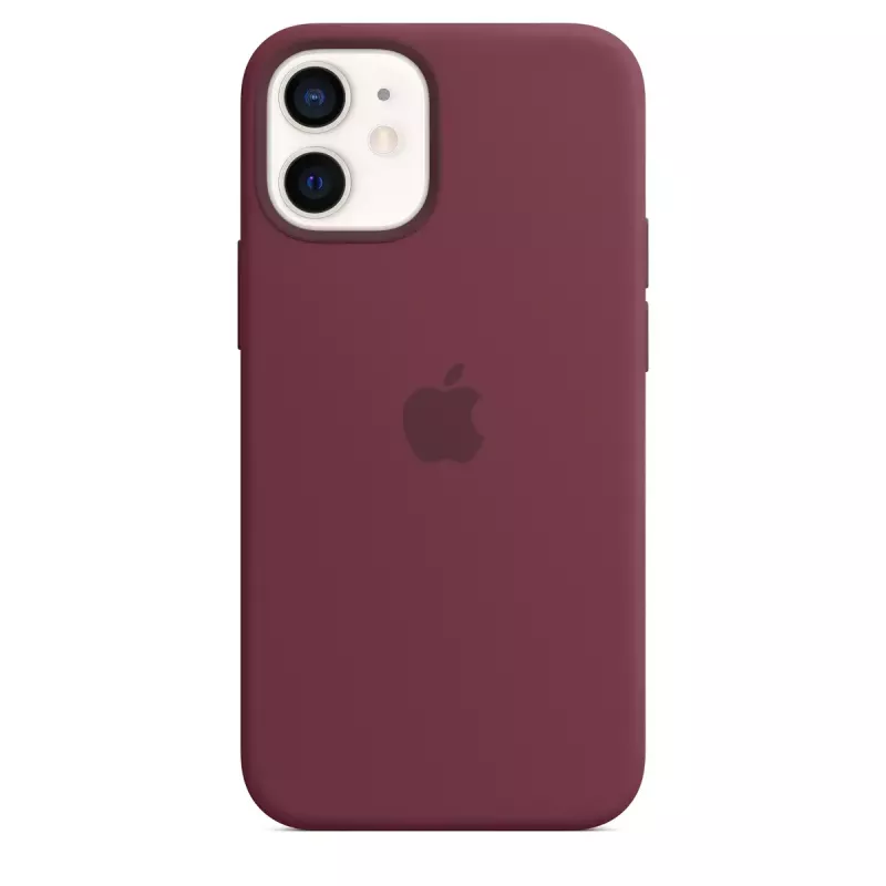 Cover Apple iPhone 12 mini Silicone Case with MagSafe Plum