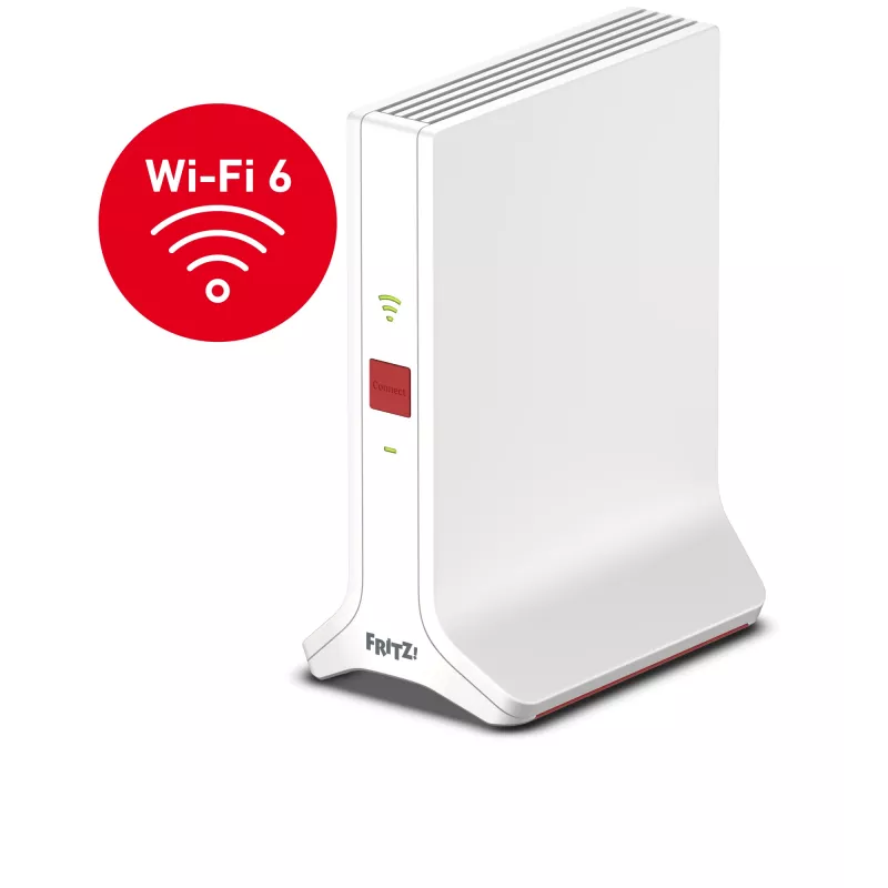 Wi‑Fi Repeater FRITZ Repeater 3000 AX Edition — Dual‑band 2.4/5 GHz, Wi‑Fi 6 (802.11ax), up to 2400 Mbps, Gigabit Ethernet