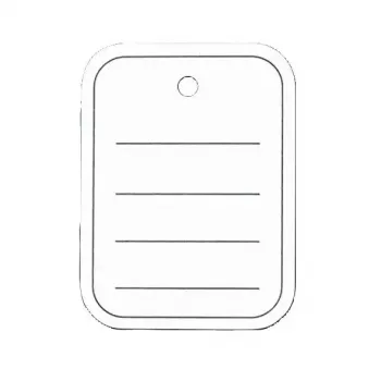Non-adhesive label Sigel ZB350 500 pcs