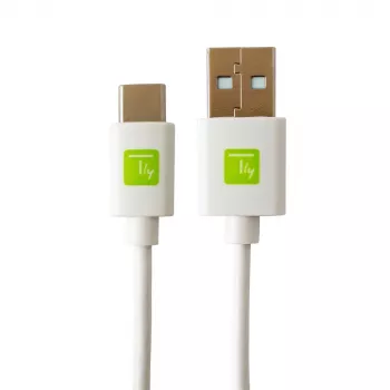Techly ICOC MUSB20-CMAM20TW USB cable USB 2.0 2 m USB A USB C White
