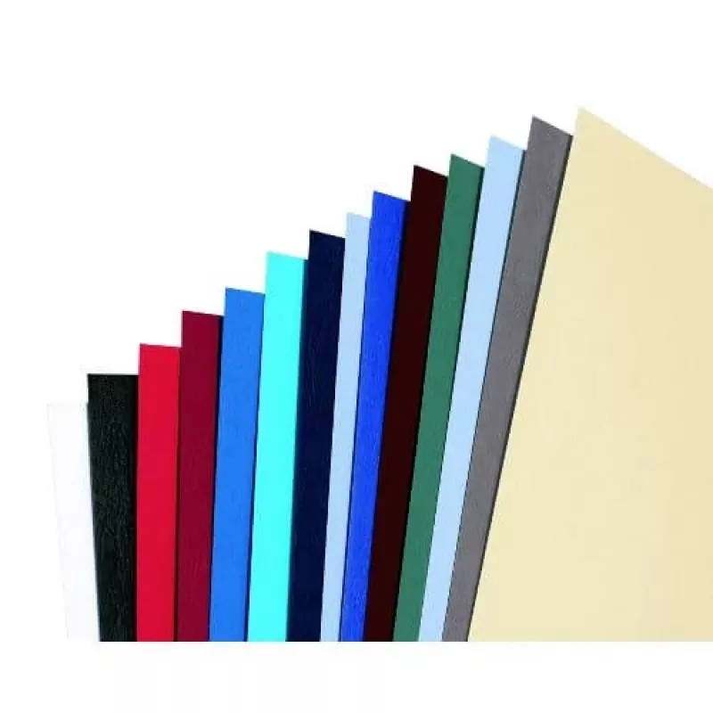 GBC Binding Covers LeatherGrain A4 250gsm, A4, Carton, Black, 250 g/m², 210 mm, 300 mm